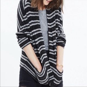 Madewell Striped Cardigan Sweater